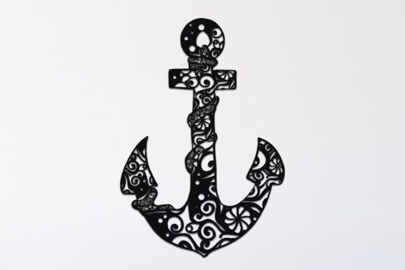 Anchor Mandala Drawing 132: Premium Graphics for Handmade Illustrations