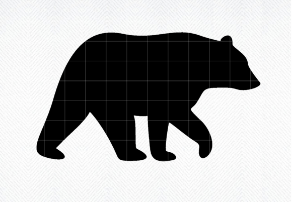 Bear Silhouette SVG, Bear SVG, Bear PNG for Crafts and Graphics