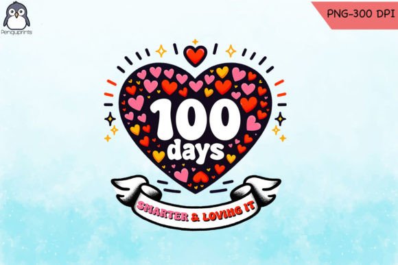 Celebrating 100th Day of School PNG Graphics and Crafts