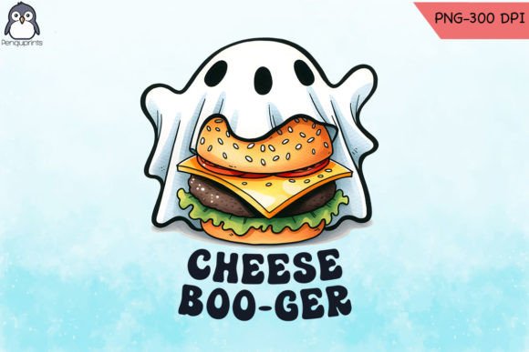 Cheese Boo-ger Halloween Puns PNG for Graphics and Crafts