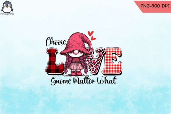 Choose Love Gnome PNG Graphics and Crafts Review
