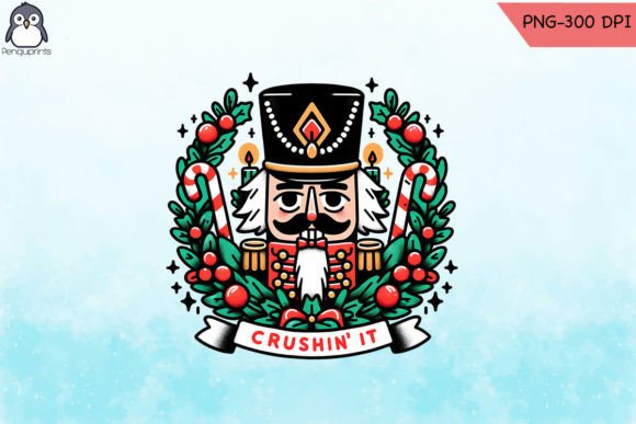 Crushin It Nutcracker PNG: Graphics for Crafts