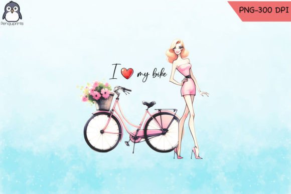 Cute Girl Bicycle PNG Embroidery Review