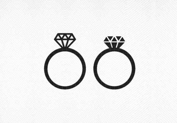 Diamond Ring Svg, Wedding Ring Svg, Png Review