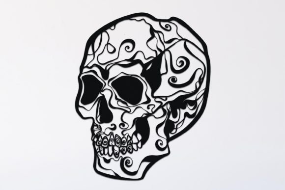 Inky Skull Drawing 7: A Designer's Review of Bold Graphics and Illustrations