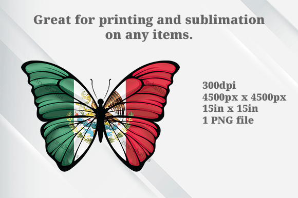 Mexico X Butterfly PNG Graphics and Illustrations Review
