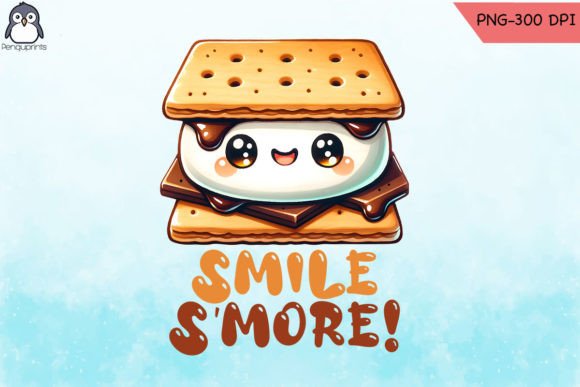 Smile Smore Funny Food Pun PNG Graphics and Crafts Review