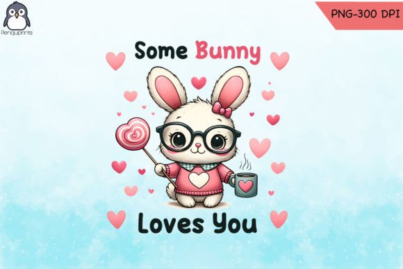 Some Bunny Loves You PNG: A Designer's Take on Graphics for Crafts