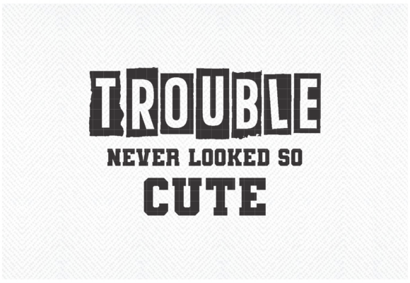 Trouble Never Looked So Cute SVG, PNG: A Crafts & Graphics Review