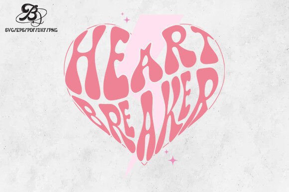Valentine Heart Breaker SVG: A Designer's Take on Graphics and Crafts