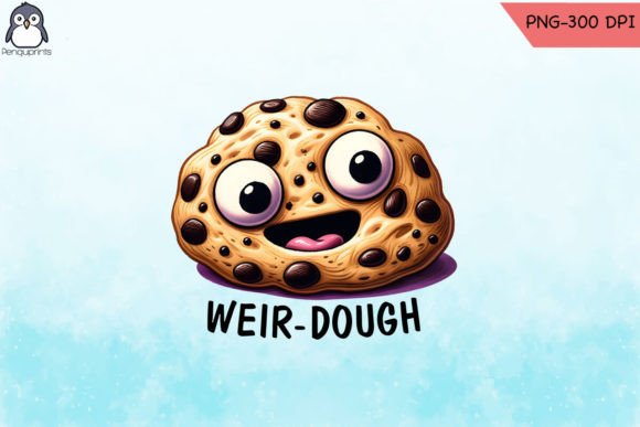 Weir-Dough Cookie Joy PNG Graphics for Crafts & Blogs